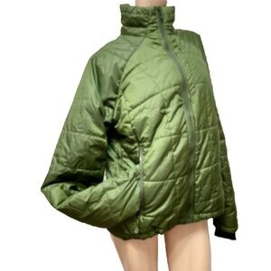 Columbia Sportswear Company Women's Winter Jacket X-LARGE (XL) Green Omni Shield